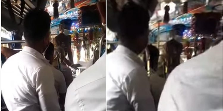 කොළඹ එන බස් එක මකුළුගස්වැව පොලිසිය නවත්වපු හැටි! (VIDEO)