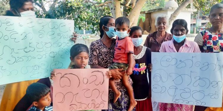 බඩු මිලේ රස්නය ආදිවාසීන්ටත් දැනෙයි! බඩගින්න උහුලගන්න බැරිව පවුල් පිටින් උද්ඝෝෂණයේ!