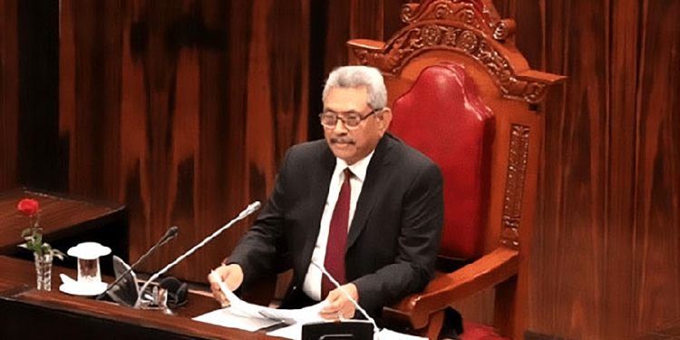 ගෝඨාගේ රාජසන කතාවට දින දෙකක විවාදයක්!