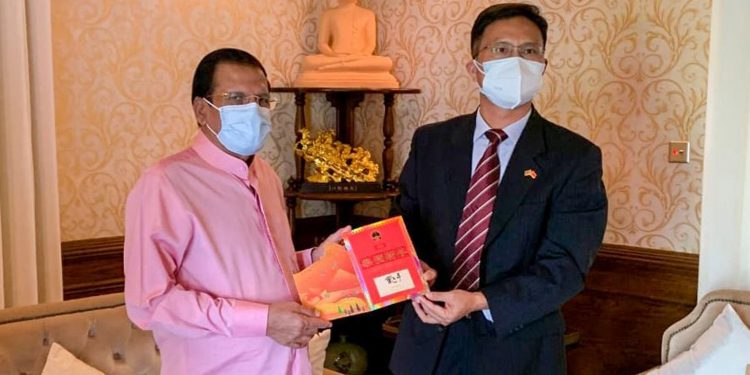 සජිත්ගේ කාර්යාලයට ගිය චීන තානාපති මෛත්‍රිගේ ගෙදරටත් යයි!
