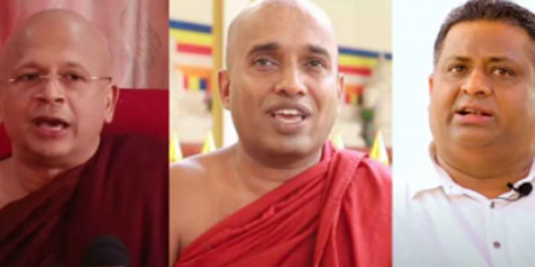 අරුන්දිකව බෙදාගන්න බැරිව උඩුවේ හිමියි කොටුවේ පොඩි හාමුදුරුවොයි එළිපිට ලොකු සටනක! (VIDEOS)