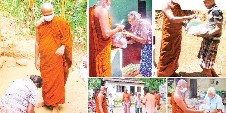 දානෙ නෑ… බොන්න වතුර නෑ… ලැබෙන දනත් ගමට බෙදලා දුෂ්කරව දිවිගෙවන බුළුගල සෙනසුනේ හිමිවරුන්ට පිහිටක් වෙමුද?