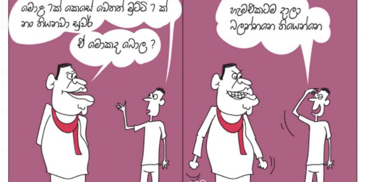 සමීර කලුගම්පිටියගේ කතා කරන කාටූන් එක!