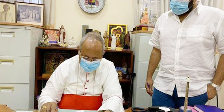 දෙමළ සන්ධානයේ මතයට කාදිනල් හිමි එකඟ වෙයි! ත්‍රස්තවාදය වැළැක්වීමේ පනතට එරෙහිව කාදිනල් හිමි අස්සන තියයි!