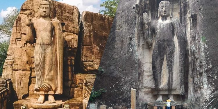 අවුකන ප්‍රතිමාව නෙළපු ශිල්පියා සමඟ තරගයට ගෝලයා නෙළපු ප්‍රතිමාව…