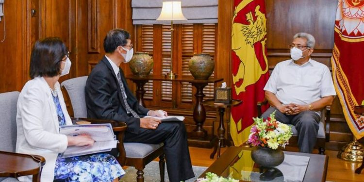 සජබෙ ජනපති ලේකම් කාර්යාලය වටලන්න කලින් ජනපති IMF නියෝජිතයන් හමුවෙයි!