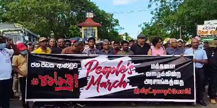ජවිපෙ කොළඹ එන්න බේරුවලින් ගමන් අරම්භ කරයි! (VIDEO)