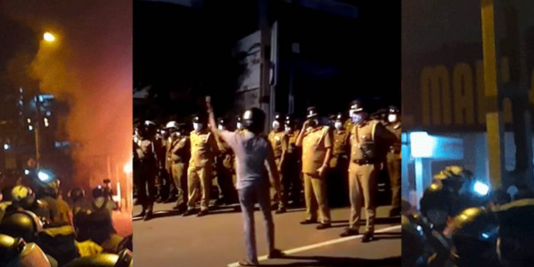 මේ රටේ විනාසෙට වගකියන්න ඕනේ පූජකයොයි මේ ජඩ මාධ්‍යයි! මිරිහානෙට ආපු කොල්ලෙක් පොලිසිය ඉස්සරහ කරපු පට්ට කතාව!