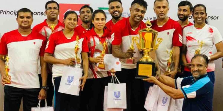 වෙළෙඳ සේවා අන්තර් සමාගම් බැඩ්මින්ටන් යුගල තරගාවලියේ කුසලාන ශූරතාව සෙලාන් බැංකුවට…