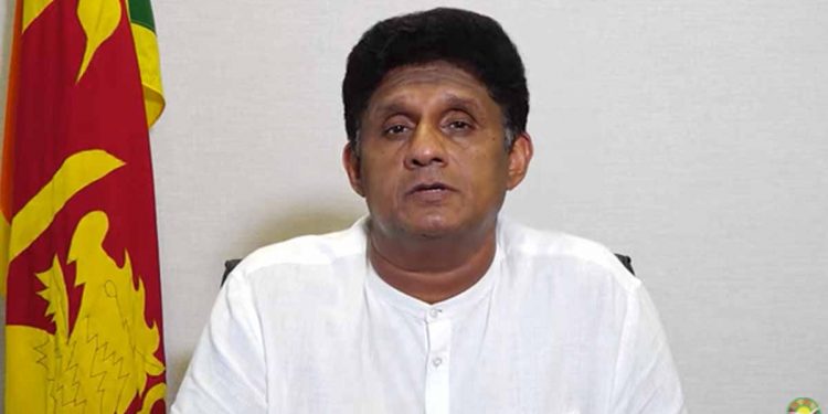 ප්‍රචණ්ඩත්වය නවත්වන්න! රාජපක්ෂ ත්‍රස්තවාදීන්ගේ උවමනාව ඉෂ්ට වෙන්න දෙන්න එපා! සාමකාමීව අරගලය කරමු! සජිත්ගෙන් රටට පණිවුඩයක්! (VIDEO)
