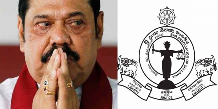 අගමැති මහින්දට කැබිනට් එකට එරෙහිව ශ්‍රී ලංකා නිතීඥ සංගමය උසාවි යයි!