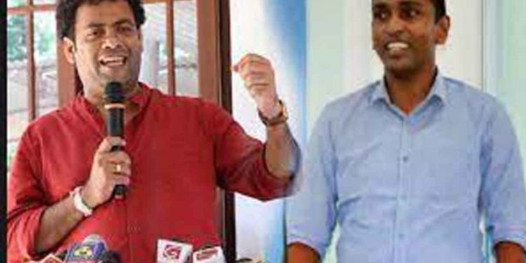 පොහොට්ටුවේ ඉන්දික අනුරුද්ධයි ඩී. වීරසිංහයි පාර්ලිමේන්තුවේදී මාධ්‍යවේදීන් දෙදෙනෙකුගේ ෆෝන් පැහැරගැනීම ගැන මාධ්‍ය සංගමය කතානායකට පැමිණිලි කරයි!