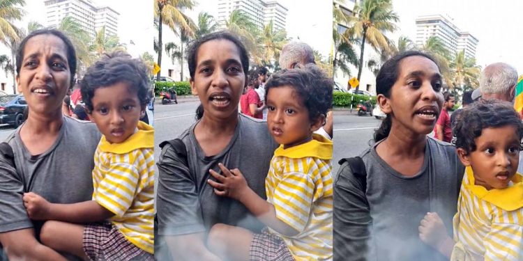 දරුවා ලෙඩ වෙලා දවස් 4ක් පෝලිමේ හිටියා ඉස්පිරිතාලෙට යන්න තෙල් ටිකක් ගන්න! වැඳලා ඉල්ලුවත් තෙල් ටිකක් දුන්නේ නෑ! මුන් තෙල් තියාගෙන දෙන්නේ නෑ! මම ගුරුවරියක්! මට කතා කළේ ‘හු….’ කියලා කුණුහරුපෙන්! පොලිසියේ ඉන්නේ කොන්ද පණ නැති අයද? (VIDEO)