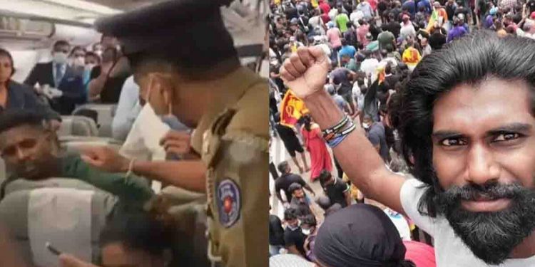 ඉස්තිරික්කෙ උස්සපු එකා හොයනවා මෙහෙ දිස්ත්‍රික්ක පිටින් විකුණපු එවුන් නිදැල්ලෙ ඉන්නවා! සල්ලි ගැනපු එකා හොයනවා සල්ලි අරන් පැනපු එවුන් ආතල් දානවා! වැට පැනපු එවුන් හොයනවා රට කාපු එවුන් පාඩුවෙ ඉන්නවා! අරගලකාරයො කොටුකරන ආණ්ඩුවේ මර්දන මෙහෙයුම!