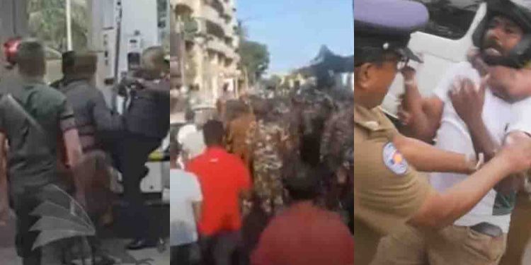 මුළු ලෝකෙම අපේ දිහා බලාගෙන සිටිද්දී හමුදාව පොලිසිය මේ විදිහට හැසිරෙන එක හරිද? රටට වරදියිද?
