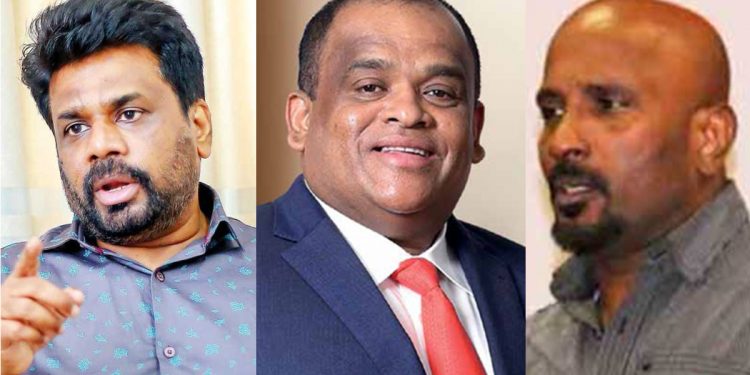 අනුර කුමාරයි ධම්මික පෙරේරායි කුමාර් ගුණරත්නමුයි බෝඩ් අල්ලගෙන එකට පාරේ කරපු සටන! (VIDEO)