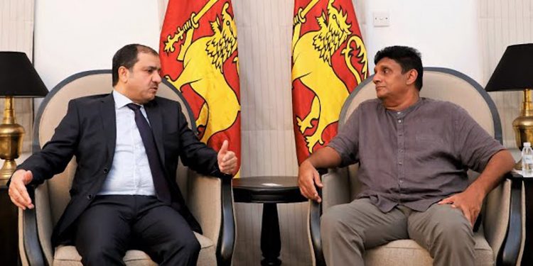 කටාර් තානාපති විපක්ෂ නායක හමුවෙන්න එයි! ලංකාවට උදව් කරන එක ගැන කතා කරයි! (VIDEO)
