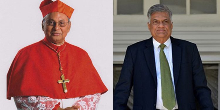 පාස්කු ප්‍රහාරයට අදාළ නඩුවෙන් රනිල්ව කිසිසේත්ම නිදහස් කරන්න බෑ! කාදිනල් හිමියන් ශ්‍රේෂ්ඨාධිකරණයට ලිඛිත විරෝධතා ගොනු කරයි!