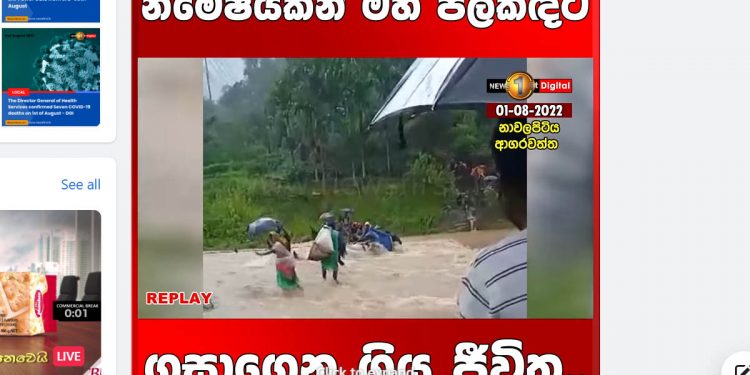 පාලමෙන් එගොඩ වෙන්න ගිය 10 දෙනාගෙන් තුන්දෙනකු පෙනි පෙනී ගහගෙන යයි! සංවේදී වීඩියෝවක් සහිතයි! (VIDEO)