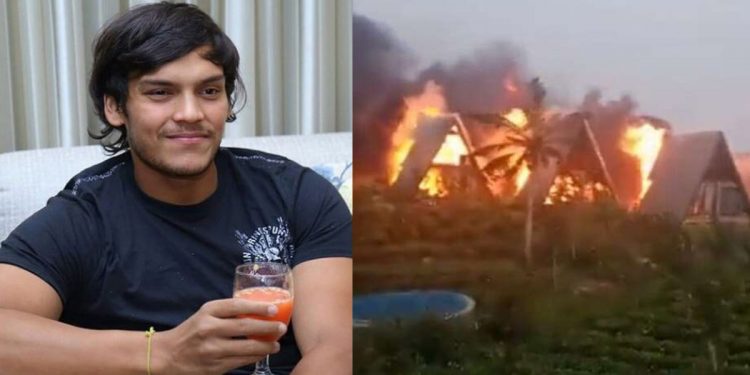 ගිනි තියපු ‘ග්‍රීන් එකෝ ලොජ්’ එක රෝහිතගේ! පොලිස් පරීක්ෂණවලින් අනාවරණය වෙයි! 4ක් අත්අඩංගුවට ගනී!