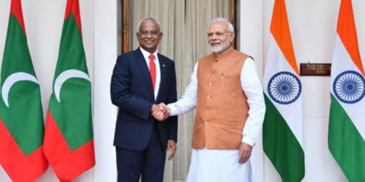 මාලදිවයින් ජනාධිපතිට ඉන්දියාවේ දී මහත් හරසර!