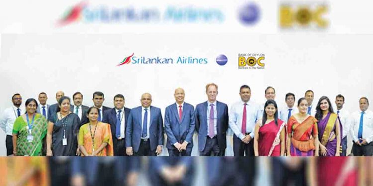 ලංකා බැංකුව ශ්රී ලංකන් ගුවන් සමාගම සමග ගිවිසුම්ගත වෙයි…