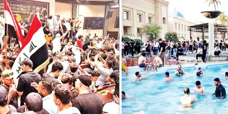 ලංකාවේ අරගලේ ඉරාකයට බෝවෙයි…