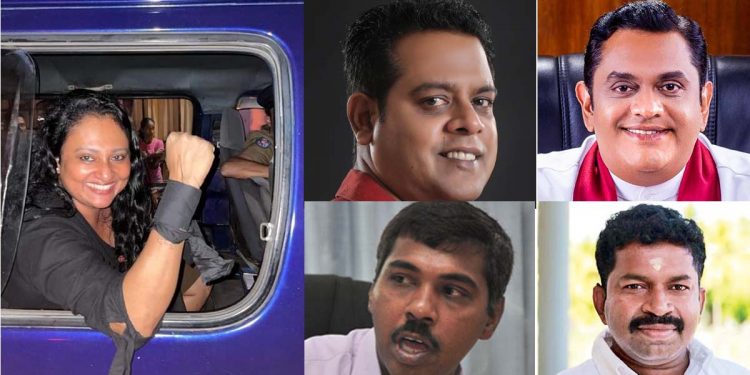 අරගලයට ගහපු සනත් නිශාන්ත අද ඇමැති! අසූචි නැව ගෙන්නපු ශෂීන්ද්ර අද ඇමැති! පාර්ලිමේන්තුවට මිරිස් කුඩු ගහපු ප්රසන්න අද ඇමැති! ගංජා ප්රමෝට් කරපු ඩයනාත් අද ඇමැති! අරන්තලාවේ හාමුදුරුවරු මැරුවා කියපු පිල්ලෙයානුත් අද ඇමැති! හැබැයි අරගලය කරලා රටේ වෙනසක් ඉල්ලපු දමිතා අද ඇතුළේ! (VIDEO)