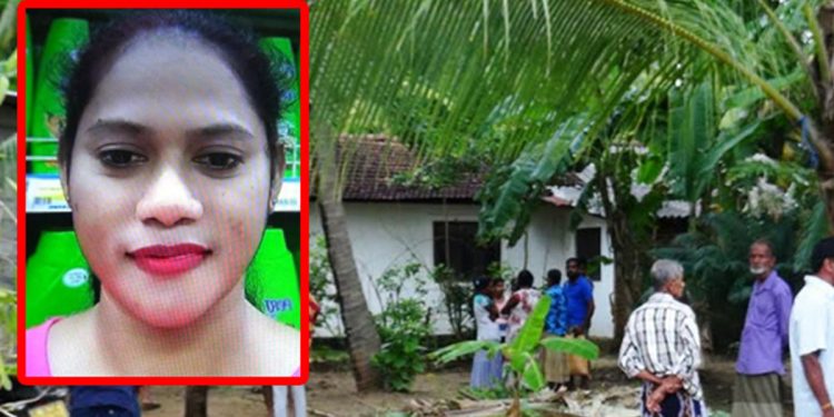 බිරිඳ ඩුබායි ඉඳලා ඇවිත් දවස් 4යි! සැමියා බිරිඳගේ බෙල්ල කපලා මරා දමයි!