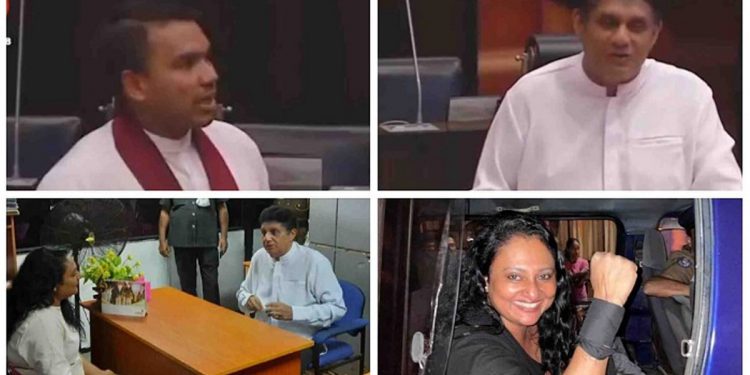 සජිත් දමිතා ගැන කතා කරද්දී නාමල් මැද්දට පනී! මගේ දේශපාලනය ගැන තීන්දු ගන්නේ රාජපක්ෂලාවත් නාමල් රාජපක්ෂවත් නෙමෙයි! සජිත් නාමල් උණුසුම් වචන හුවමාරුවක! (VIDEO)