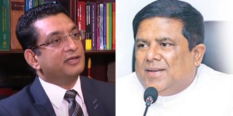 වජිර ඊයේ මහබැංකු අධිපතිට ගහපු එකට අලි සබ්‍රි අද රිටර්න් එක දෙයි! (VIDEO)