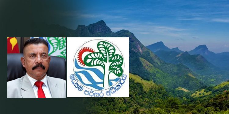 මධ්‍යම පරිසර අධිකාරියේ සභාපතියි පුතයි එකතු වෙලා නකල්ස් රක්ෂිත මායිමේ අනවසර හෝටලයක් ගහලා! සරණංකර නාහිමි ස්නානය කරපු තැනත් ‌සමතලා කරලා!