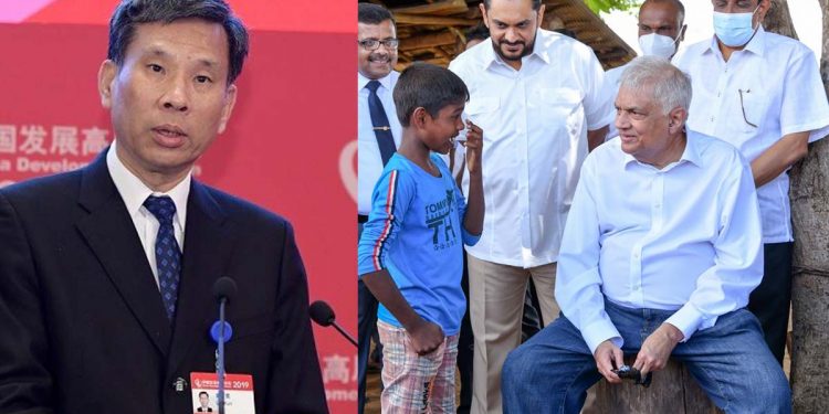 රනිල් කතා කරපු චීන මුදල් ඇමැති තනතුරෙන් දොට්ට!