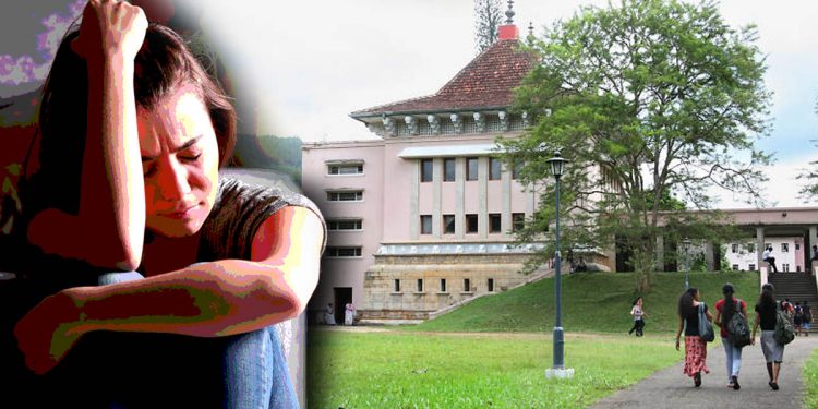 පේරාදෙණි සරසවියේ සිසුන් දැඩි මානසික අවපීඩනයක! දැනට සිසුන් 140ක් මානසික වෛද්‍ය සායනවලට ඇවිත්! මාස 8ට සිසුන් 4ක් දිවි නසාගෙන!