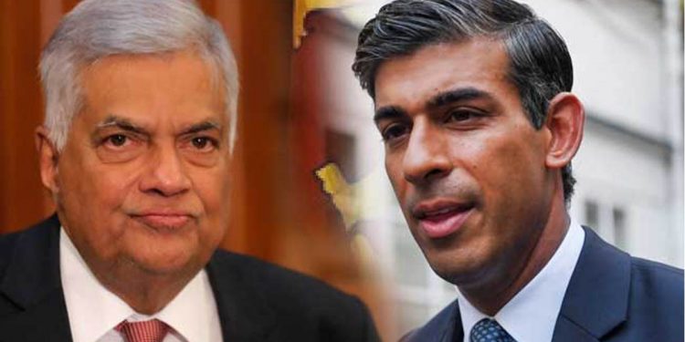 බ්‍රිතාන්‍ය අලුත් අගමැතිට රනිලුත් සුබ පතයි!