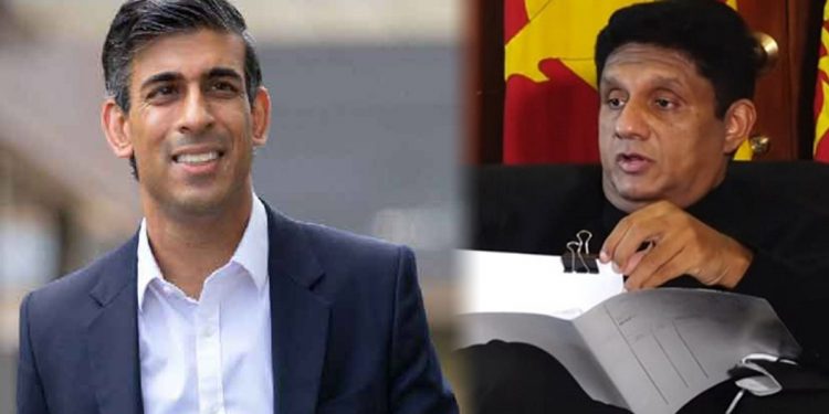 සජිත් රිෂී සුනාක්ට පණිවුඩයක් තියයි!
