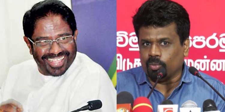 අනුර කුමාර අලුත් බඩුවක් නෙමෙයි! එයයි මමයි එකට මහින්දට වැඩ කළේ! එයයි මමයි තමයි සුනාමි හොරාව ජනාධිපති කළේ! අනුරගේ අතීතය සොයිසා අදී! (VIDEO)