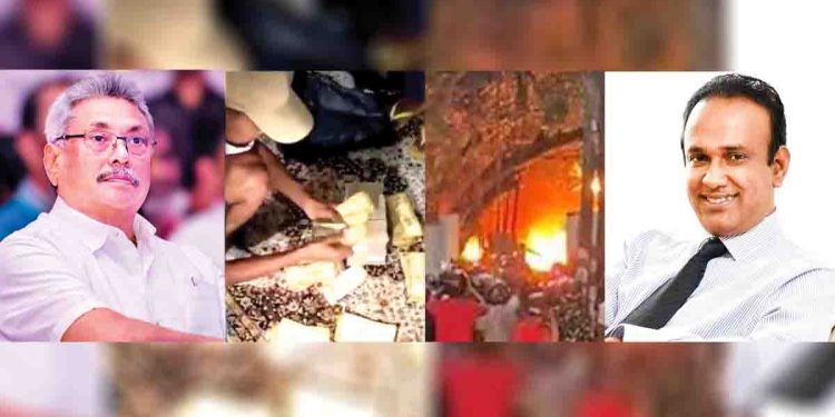 ගෝඨාගෙ අල්මාරියෙන් හම්බවුණේ එක්කෝටි අසූලක්ෂයයි! රමේෂ් පතිරණගෙ අල්මාරියෙන් හම්බවුණේ කෝටියයි! ආවේ කොහෙන්ද? ගත්තෙ කොහොමද? කෝ මේවට පරීක්ෂණ? ඒවා ගැන හොයන්නෙ නැද්ද?