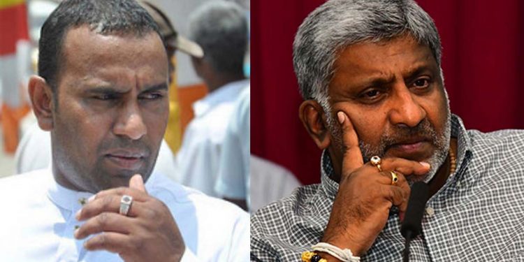 නිවාස ගිනි ගත් මන්ත්‍රීවරුන්ට ‌දීපු ගෙවල් ගැන චමින්දයි ප්‍රසන්නයි වලියක්! ‘මේ කෙබර ගහන්නේ!’ ප්‍රසන්න කියයි! ‘හොරාකාලා උසාවියේ ඔප්පු වූ මිනිහෙක්ගෙන් මට අධ්‍යාපන සහතික එපා!’ චමින්ද කියයි! (VIDEO)