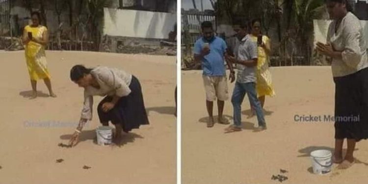 ධනුෂ්ක ඔස්ට්රේලියා හිරේ ඉද්දී ධනුෂ්කගේ අම්මා අම්බලන්ගොඩ මුහුදු වෙරළේදී කරපු වැඩේ!