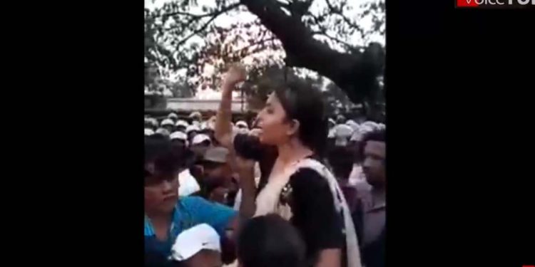 විරෝධතා තියන්න එපා කියපු වාණිජ මණ්ඩලයට විරෝධතාවේදී නීතීඥවරියක් කන පැලෙන උත්තරයක් දෙයි! (VIDEO)
