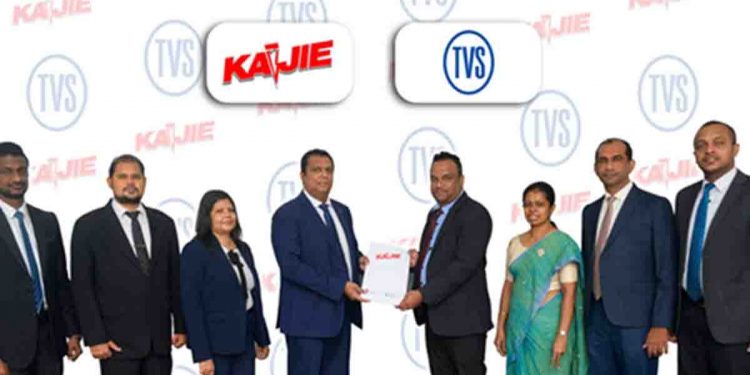 TVS ශ්‍රී ලංකාව තුළ Kaijie බැටරි අලෙවිය සහ බෙදාහැරීම අරඹයි…