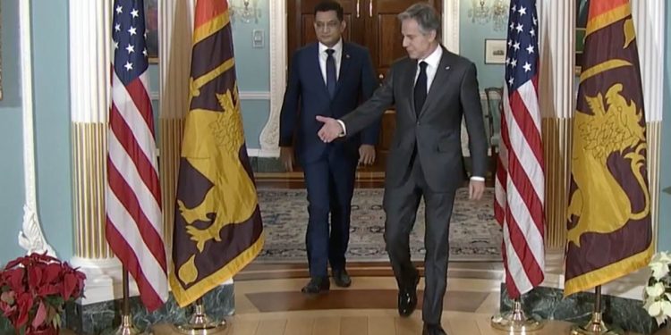 අලි සබ්‍රි හමුවෙන් පසුව අමෙරිකාවෙන් නිවේදයක්! ආර්ථික ප්‍රතිසංස්කරණ හා සමානව දේශපාලන ප්‍රතිසංස්කරණ සහ යහපාලනයක් තිබිය යුතුයි! රාජ්‍යතාන්ත්‍රික භාෂාවෙන් දීලා තියෙන පණිවුඩය බොහොම ප්‍රබලයි!