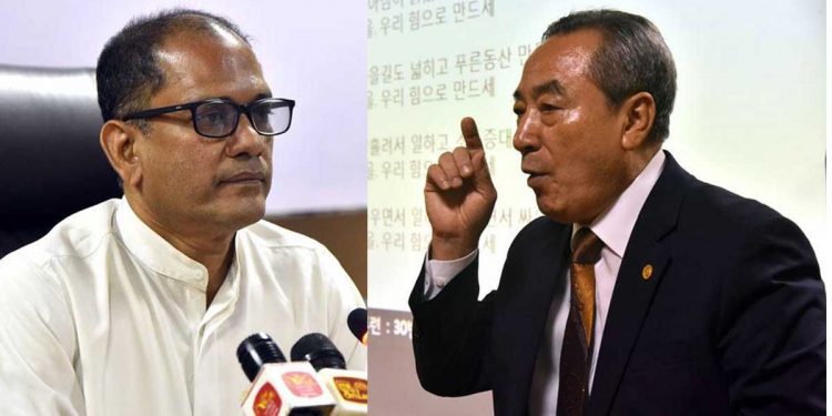රාජ්ය ඇමැති අනූප පැස්කුවල් රටට විශාල ලැජ්ජාවක් කරයි! කොරියානු සභාපති ආ උත්සවයට නිලධාරීන් එක්ක පැය භාගයක් පරක්කු වෙලා එයි! ‘මේ වගේ ඇමැතිවරු එක්ක මොන සාකච්ඡාද, බොරු කරන එක රටේ කොටසක් වෙලා, පිටරටක කෙනෙක්ගෙන් මේවා අහගන්න ලැජ්ජ වෙන්න ඕනේ’! කොරියානු නියෝජිතයාගෙන් ඇමැති පැස්කුවල් කන පිරෙන්නම අහගනී! (VIDEO)