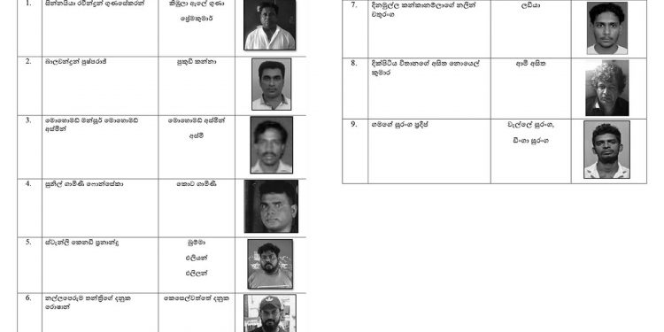 ඉන්දියාවේ පොලිසිය අල්ලගත්ත ලංකාවේ කොටි නැගිට්ටුවන-කුඩු-පාතාල කෙරුමන් 9 දෙනාගේ පින්තූර මෙන්න! EXCLUSIVE