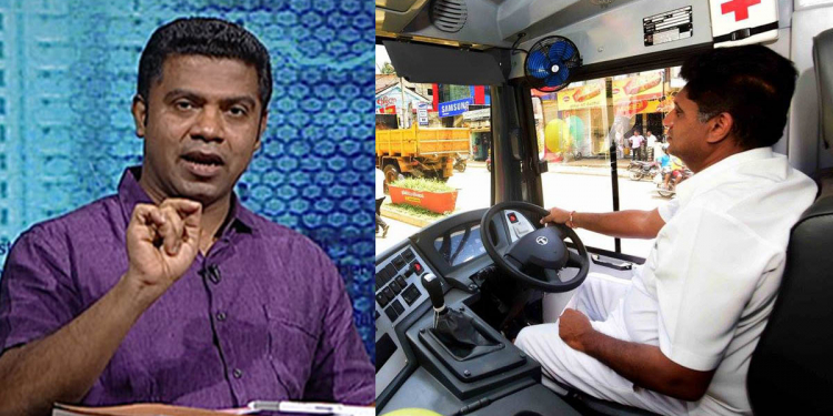 CTB බස් ඩ්‍රයිවර්ලට මේ රට බාර දෙන්න පුලුවන්ද? -දොස්තර නලින්ද ජයතිස්ස (ජවිපෙ)! ඇයි බැරි? හැකියාව තියෙනවා නම් පුලුවන්! අද ඉන්දියාවෙ අගමැති නරේන්ද්‍ර මෝදි මහතා කාලයක් දුම්රියපොළේ තේ විකුණපු කෙනෙක්! අද ඔහු ශ්‍රේෂ්ඨ නායකයෙක්! හරි පුදුමයි වාමවාදී සමාජවාදී කියන අය මෙහෙම කතා කරන කොට!  -සජිත් ප්‍රේමදාස! දොස්තර මහත්තයා සමස්ත රියැදුරු මහතුන්ටම අපහාසයක් කළාද?