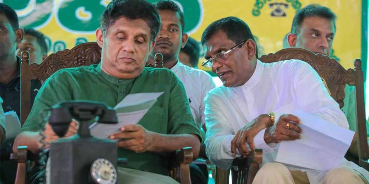 ගම්පහ හැම කෙනෙක්ම අඳුනන ජෝර්ජ් සජිත්ව පෙරහැරෙන් මහරට අරන් එයි! ඊළඟ ආණ්ඩුව කරන හැටි සජිත් ජනතාවට කියයි! (PHOTOS & VIDEO)
