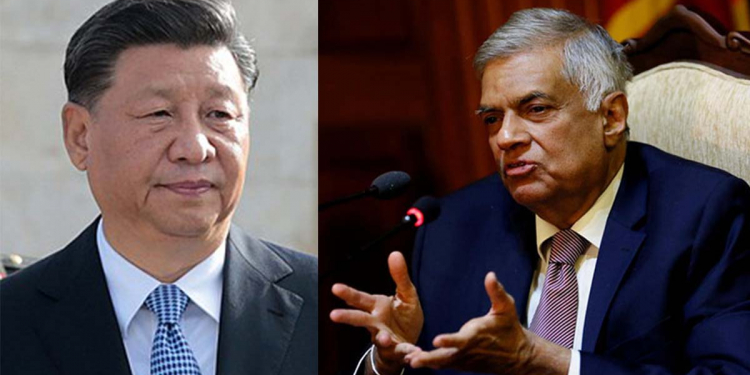 චීනෙන් රනිල්ට ලියුමක් එවයි! ණය ප්රතිව්යුහගතකරණය ගැන ‘හා’ කිව්වාද ‘බෑ’ කිව්වාද?