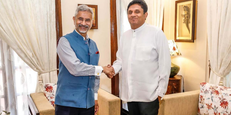 ලංකාවට ආ ඉන්දීය විදේශ අමාත්‍ය ජයශංකර් සහ සජිත් අතර විශේෂ හමුවක්! ලංකාව ගැන සජිත්ගෙන් විශේෂ ඉල්ලීමක්! VIDEO & PHOTOS