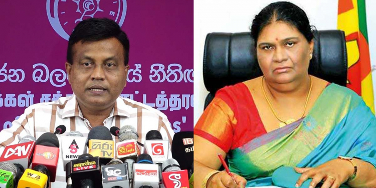 ආණ්ඩුවට හිතවත් මාධ්ය කියන විදිහට චාල්ස් මහත්මිය අයින්වුණේ ඇයි කියලා රටට කියන්න ඕනෑ! කෝ අස්වීමේ ලියුම? මොකද්ද හේතුව? මේ යන්නෙත් ‘හපුහින්න ඩ්රාමා’ එකමයි! ආණ්ඩුව මොන ගේම් ගැහුවත් දැන් ඡන්දය නවත්වන්න බෑ! අලුත් කොමිසමක් ආවත් මාර්තු 20ට කලින් ඡන්දය තියන්නම ඕනෑ! නීතීඥවරු නීතිය පහදයි! VIDEO